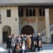 A Sesto al Reghena: davanti all'Abbazia: 